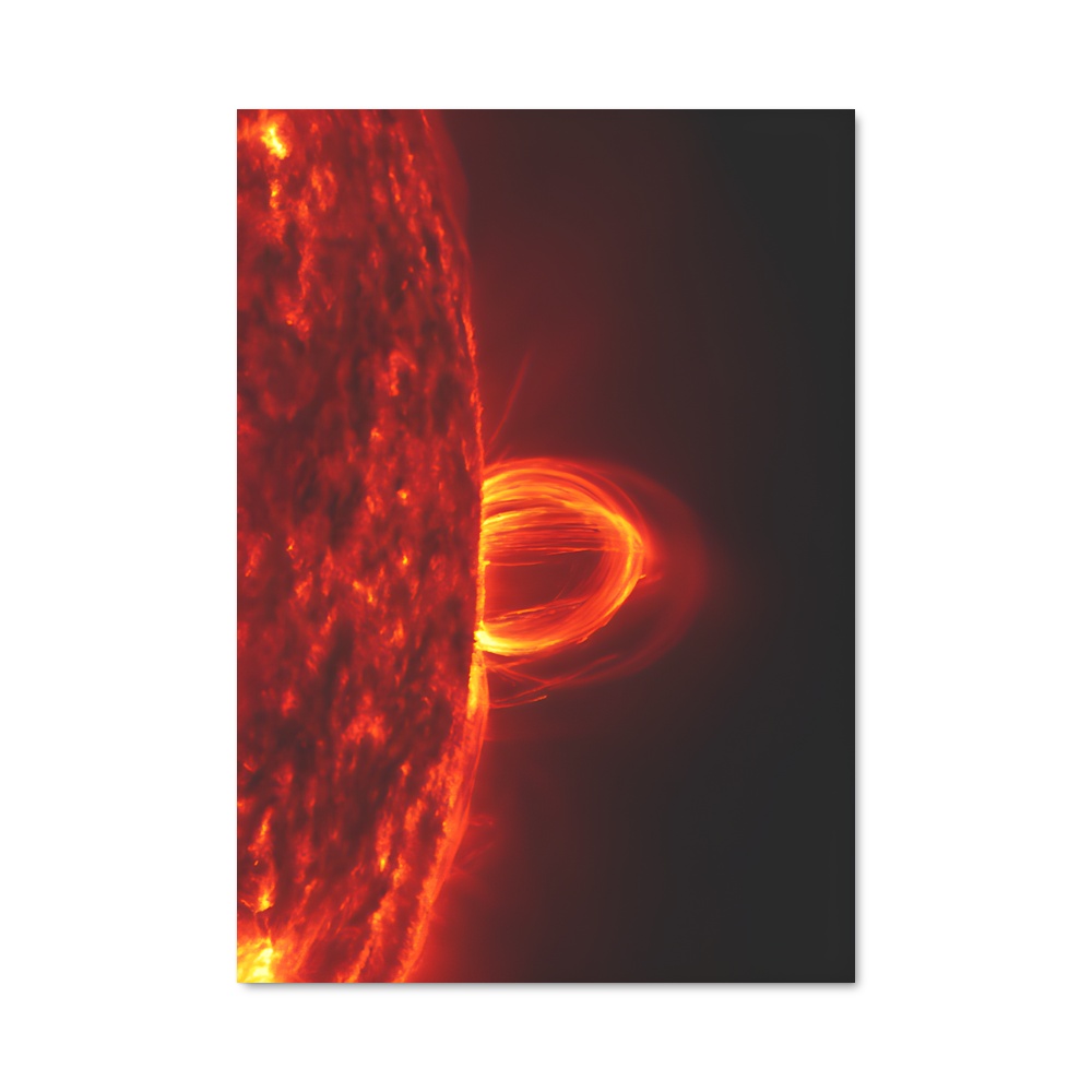 Poster Flamboiement Solaire